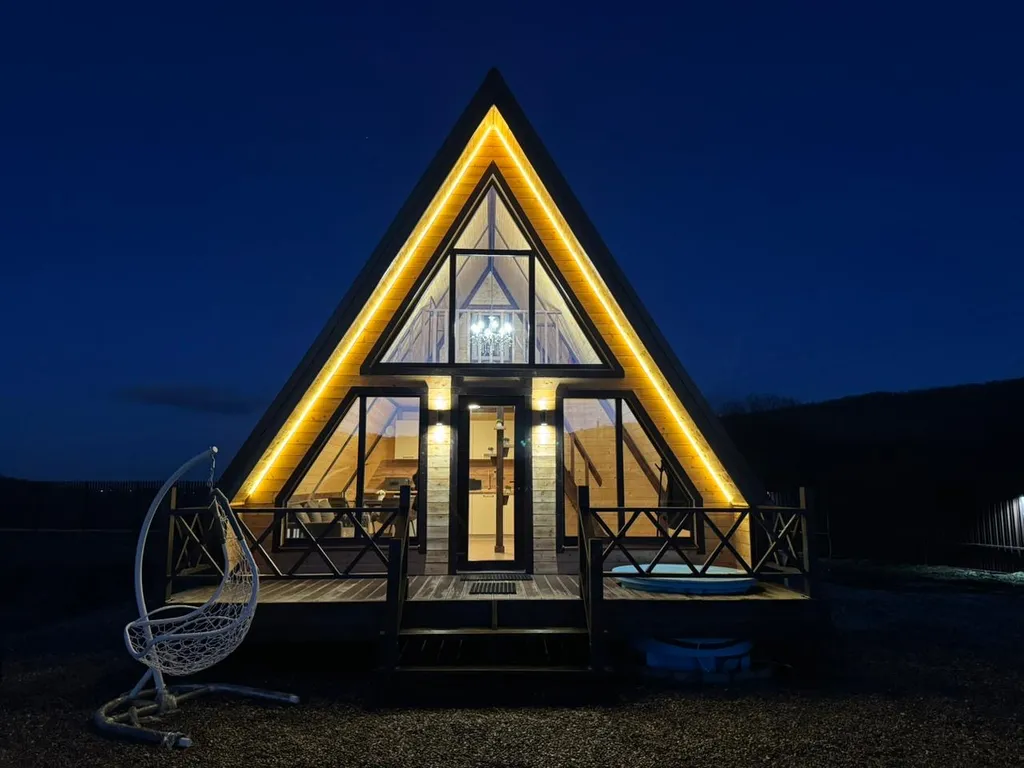 Уютный А-фрейм вдали от городской суеты