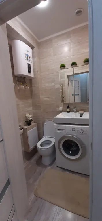 Уютная студия с видом на лес