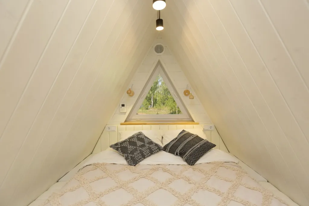 Глэмпинг Krona camp (Дома A-frame в лесу) 40 км от Уфы