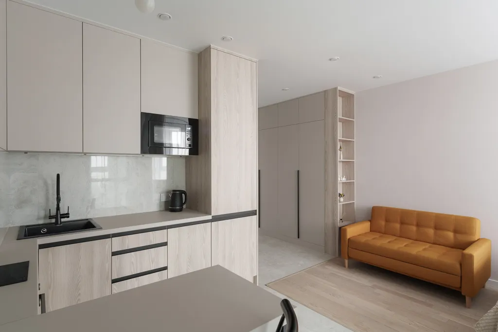 Апартаменты с видом на город в районе Минск мир