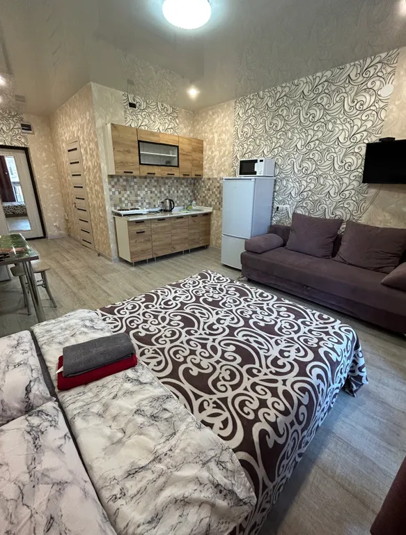 Уютная студия в новом доме в 7 минутах от ЖД вокзала