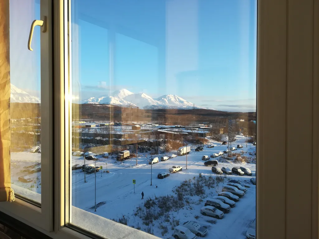 Квартира с видом на вулканы