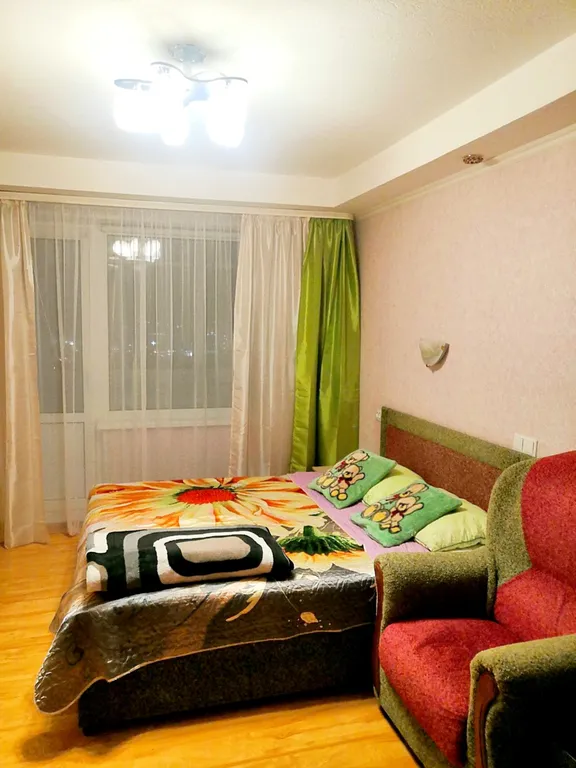 1-комнатная квартира с красивым видом на город и залив