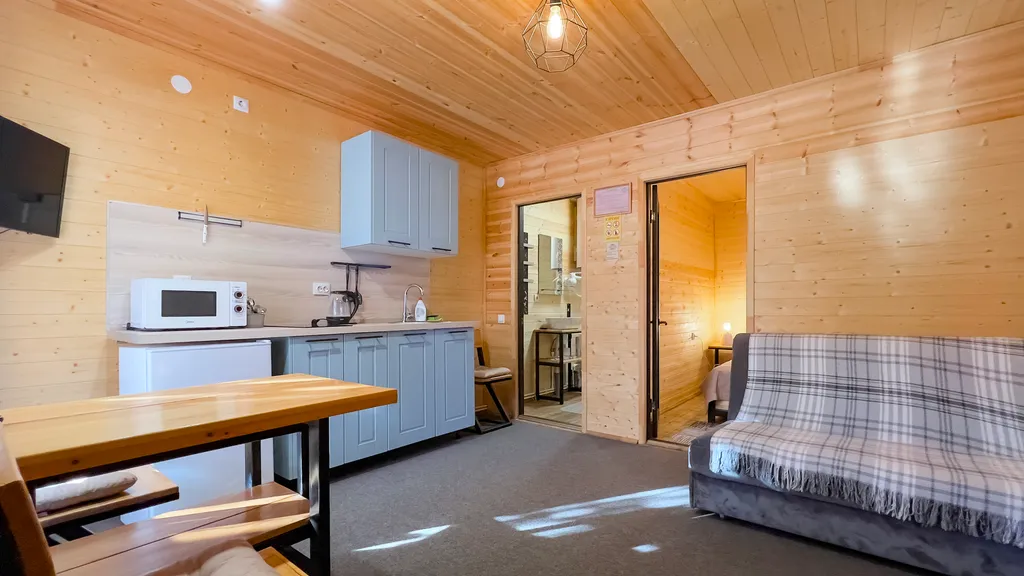 Коттедж Домик одноэтажный 4-местный — Архыз