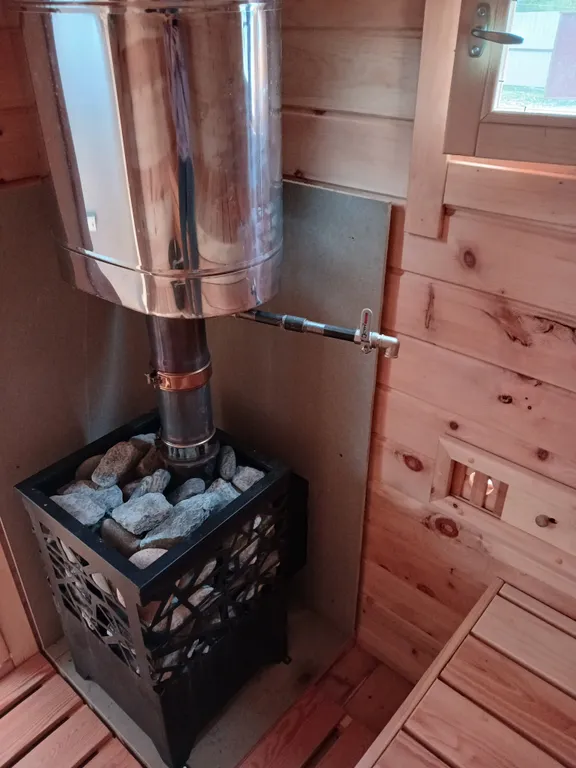 Кедровый дом со всеми удобствами большой террасой, баней