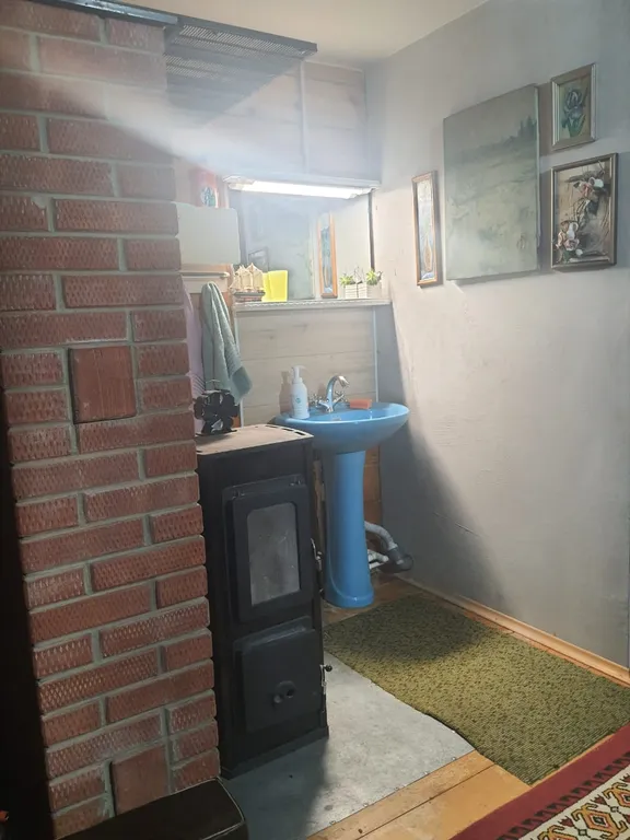 Кедровый дом с каминной печкой