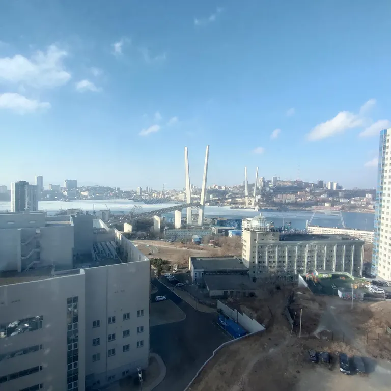 Квартира Квартира с видом на мост через бухту Золотой Рог возле театра — Владивосток