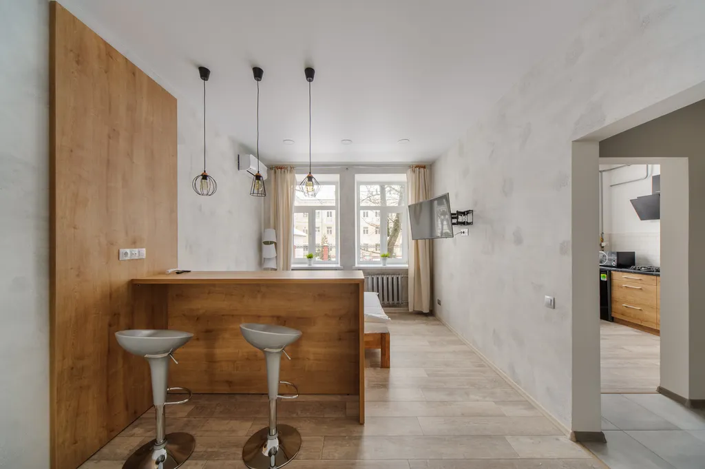 Современный светлый апартамент рядом с центром столицы