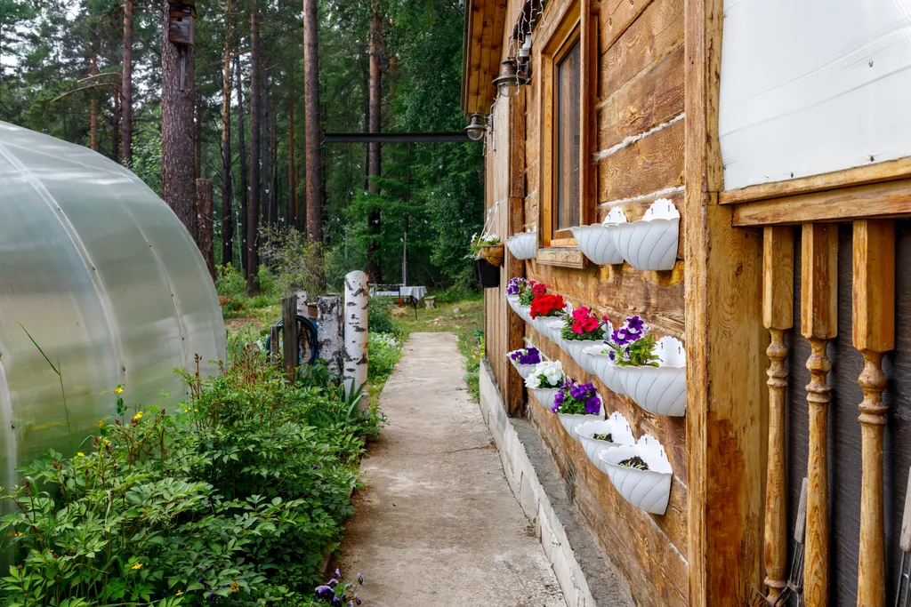 Дом-баня, 59 км Байкальского тракта