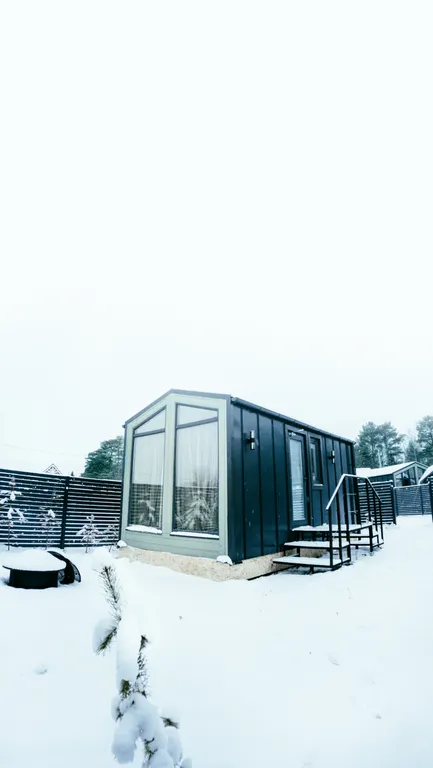 Компактный и уютный домик Green Hygge House