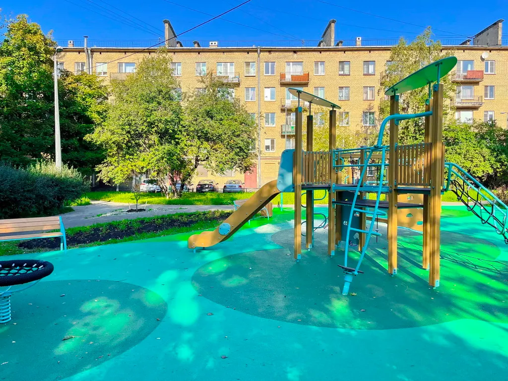 Cream rentspb apartment near metro Елизаровская