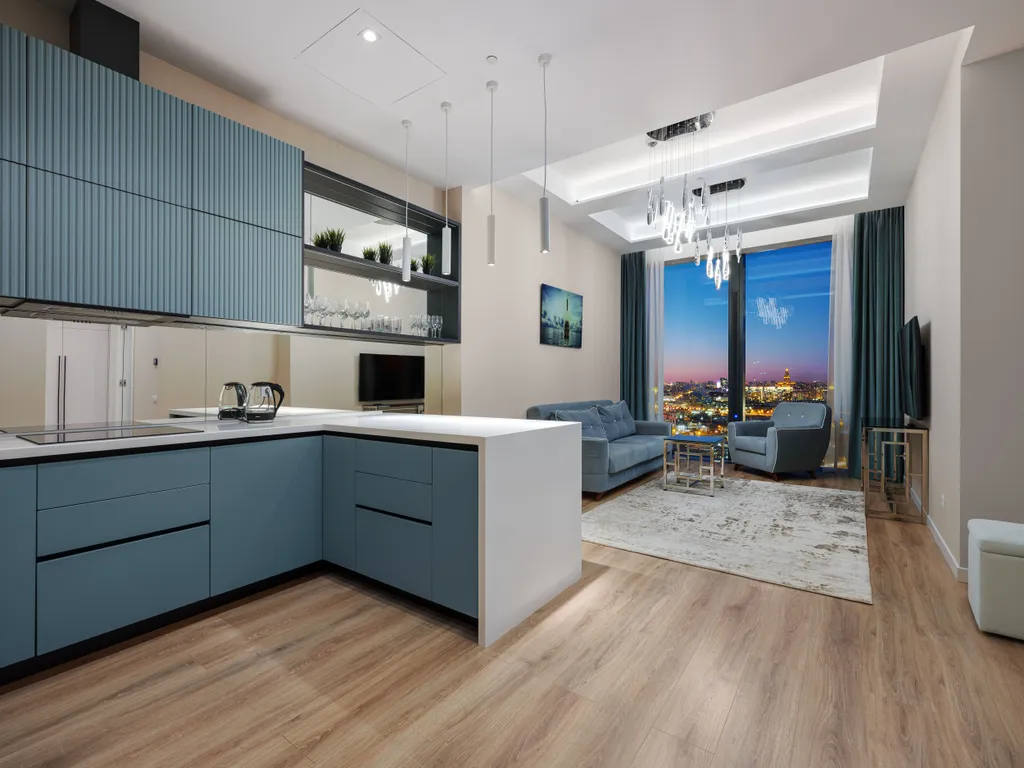 Уютный семейный апартамент в москве-сити