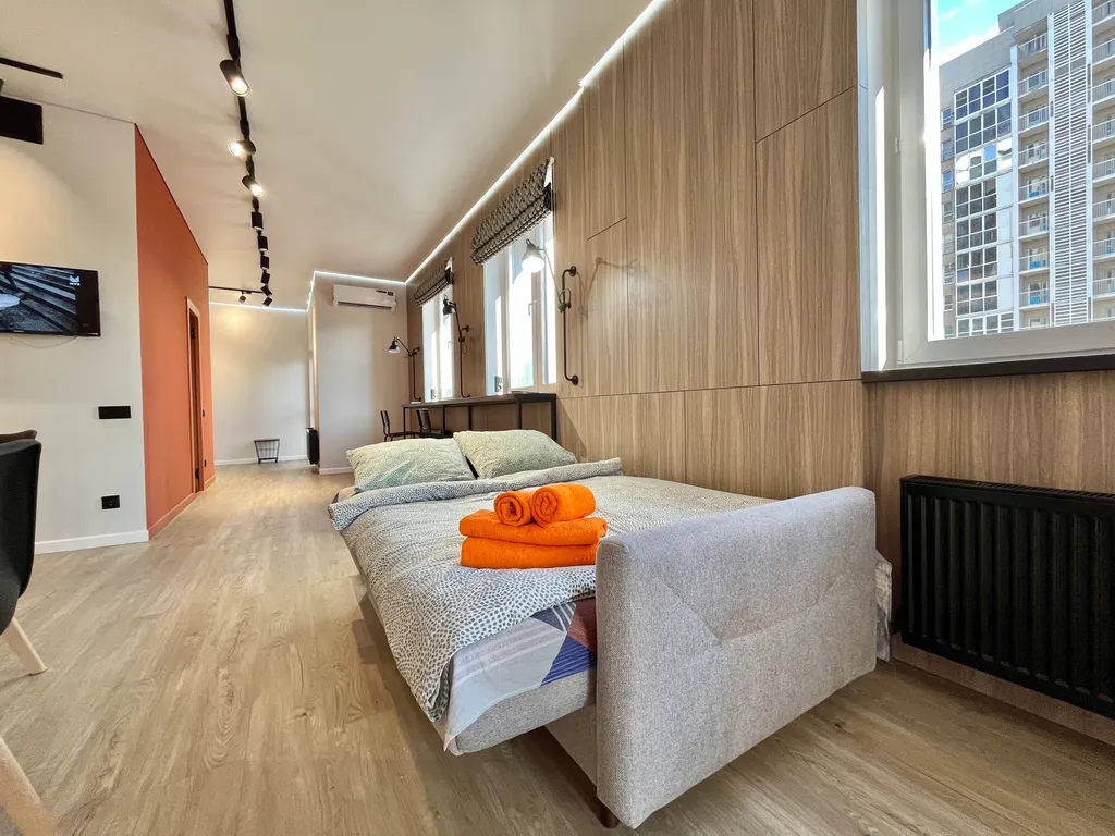 Квартира Дизайнерские апартаменты Orange в центре Казани — Казань