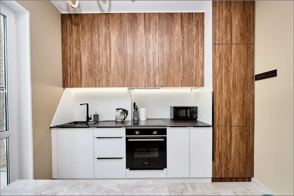 Теплая светлая квартира с видом на вулканы и озеро