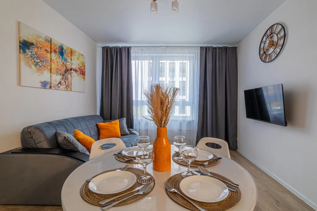 Квартира Уютная квартира в новом доме с видом на реку — Ям