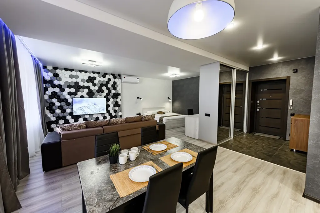 1-комнатная квартира рядом с центром настольного тенниса