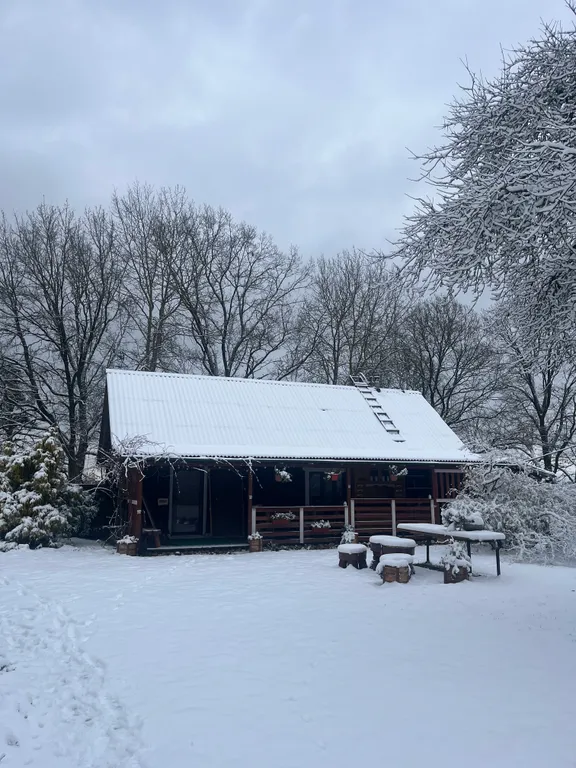 Дом-баня на высоком берегу Березины