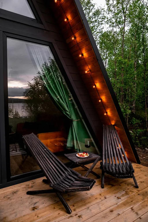 Уютный домик с сауной на берегу реки Dacha Forest