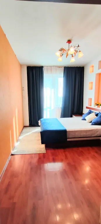 Трёхкомнатная в центре, 4 раздельных спальных места