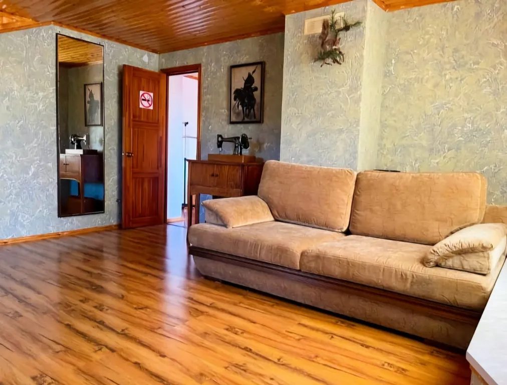 Дом в деревне с баней и камином