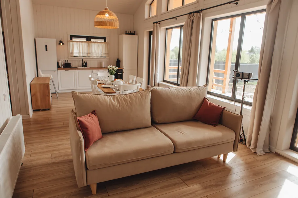 Коттедж Красивый дом с сауной, джакузи и сапбордами — Павловский Посад