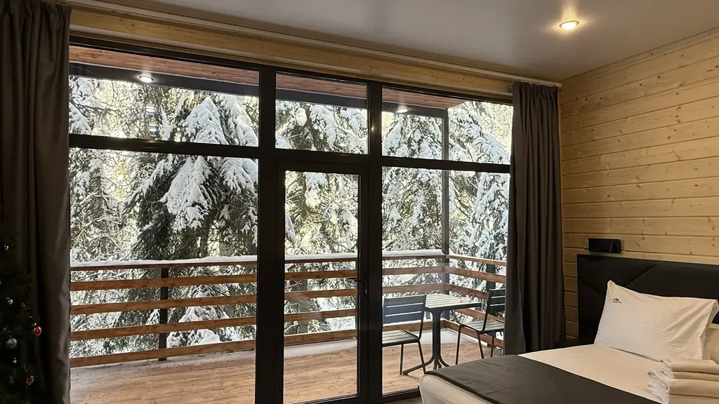 Дом Трио 17 с шикарным видом на реку Архыз