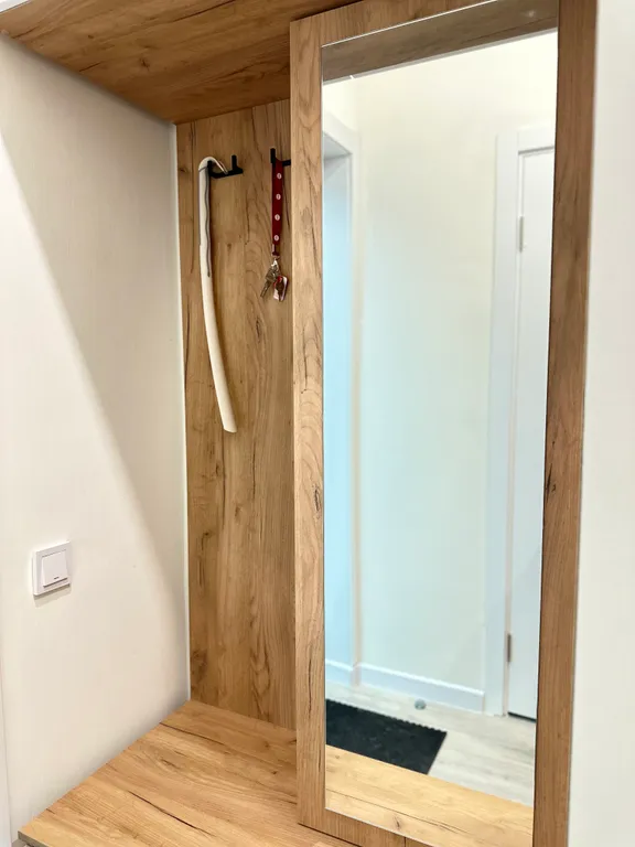 Уютная квартира с балконом и очень удобной кроватью