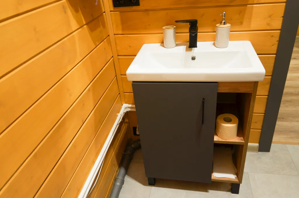 Дом с тёплым бассейном в сосновом лесу