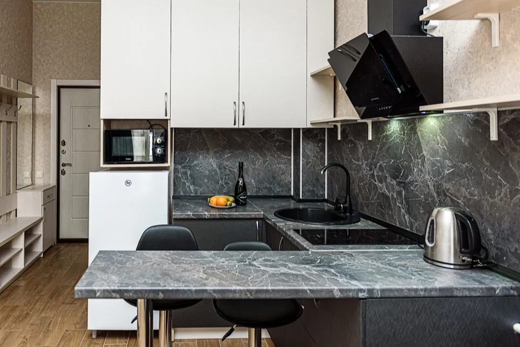 Квартира Квартира Студия с террасой и видом на море в ЖК Черноморский-2 — Геленджик