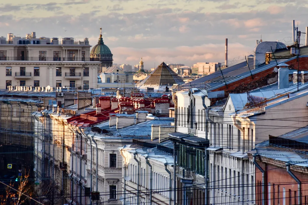 Квартира Квартира Люкс с большой панорамной террасой и видом на Петербург — Санкт-Петербург