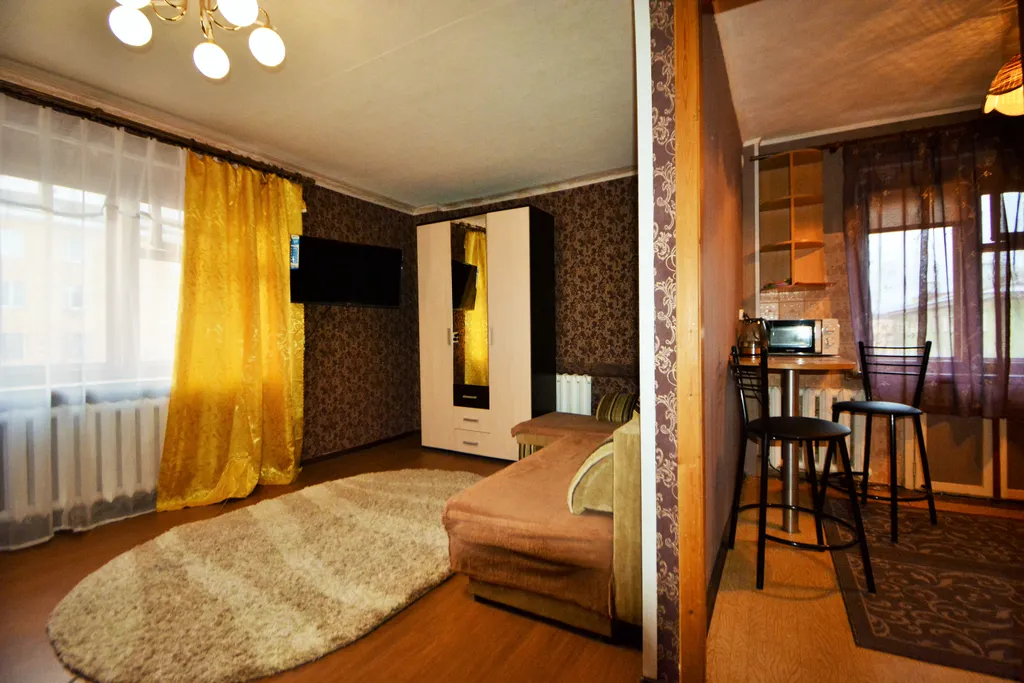 Однокомнатная квартира возле центральной библиотеки, ресторана Кружка