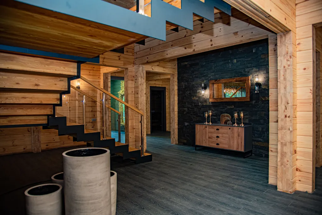 Шале Гнездо с бассейном и сауной