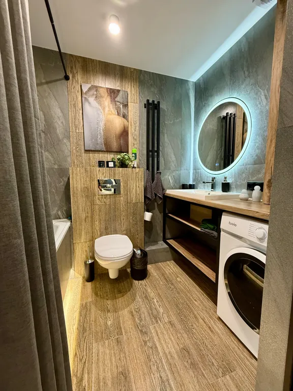 Новая квартира с потрясающим видом из окна на город