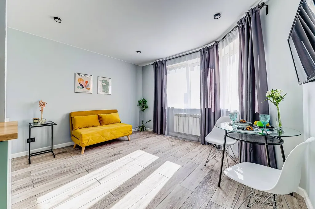 Квартира Квартира Уютная студия Mallen House — Санкт-Петербург