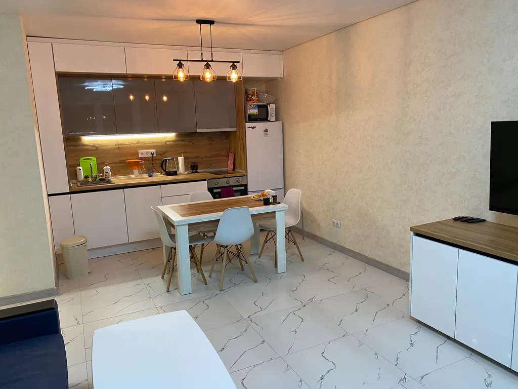 Романтичная квартира с видом на Москва Сити и джакузи