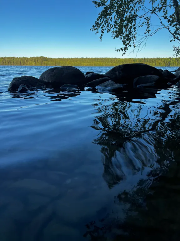 Коттедж Дом на берегу озера в Карелии — Чална