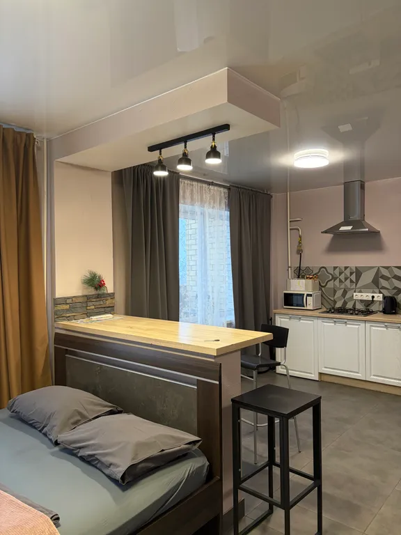 Светлая квартира у аквапарка