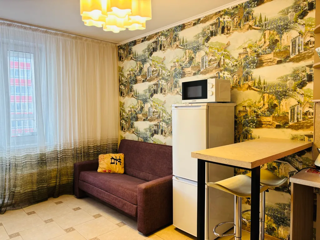 Квартира Квартира Евродвушка в новом доме на набережной — Красноярск