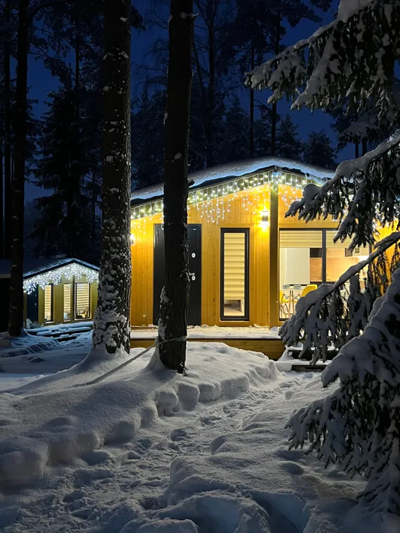 Коттедж Коттедж Логово Тигра — Стеклянный