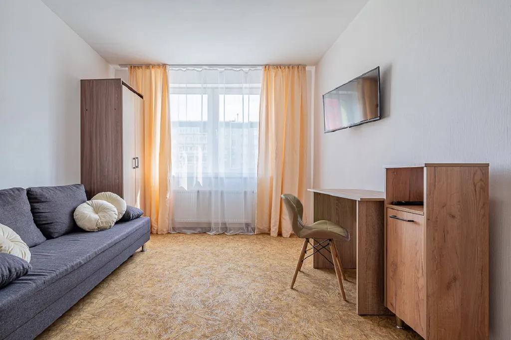 Просторная 1-к квартира в ЖК Центральный