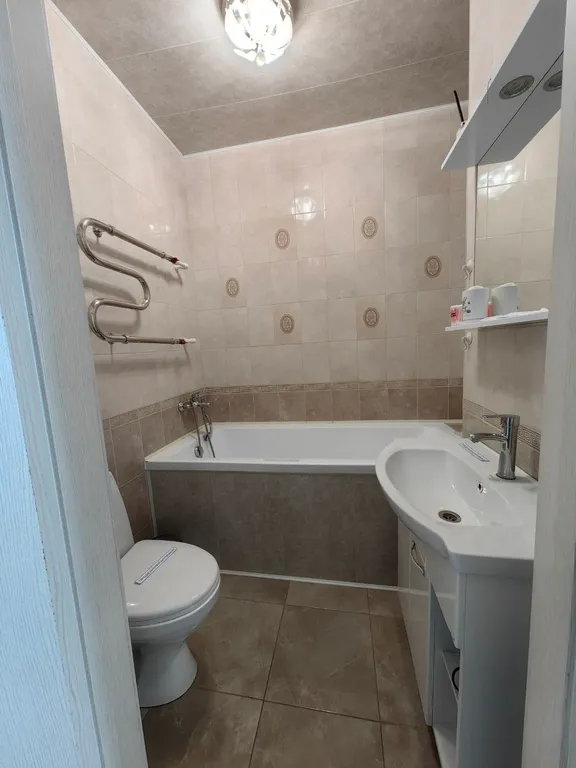 Уютная студия с видом на город