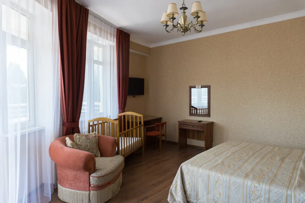 Квартира Квартира Двухкомнатный четырёхместный апартамент с кухней в отеле Либерти Флай — Адлер