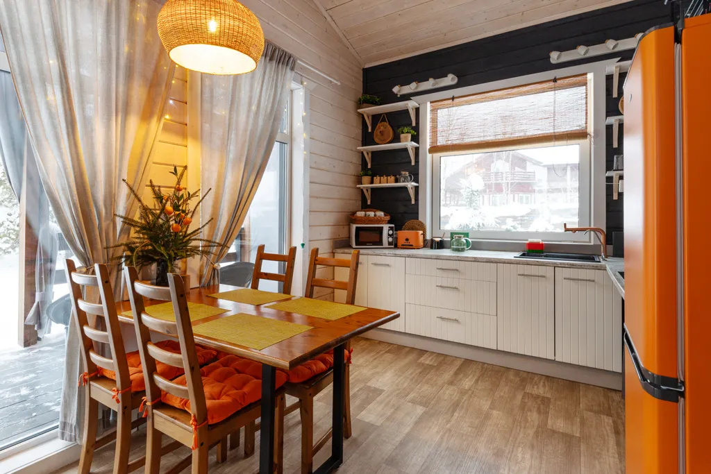 Уютный барнхаус с видом на лес