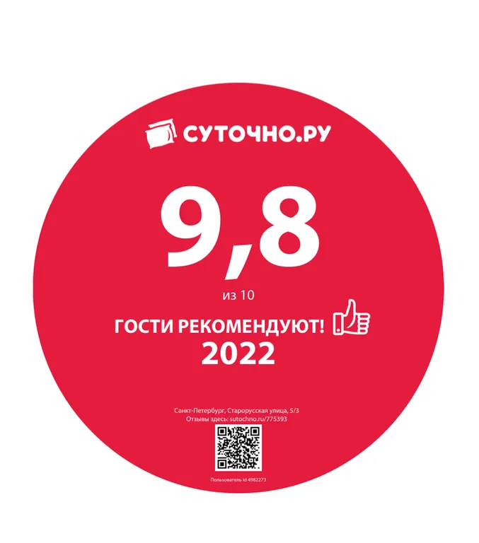 Семейная квартира в сердце Северной столицы с парковкой