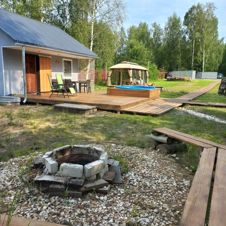 Дом с баней и чаном Теплое местечко
