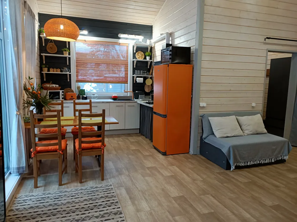 Уютный барнхаус с видом на лес