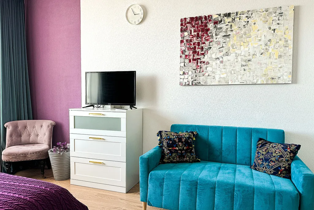 Солнечная студия с панорамным видом