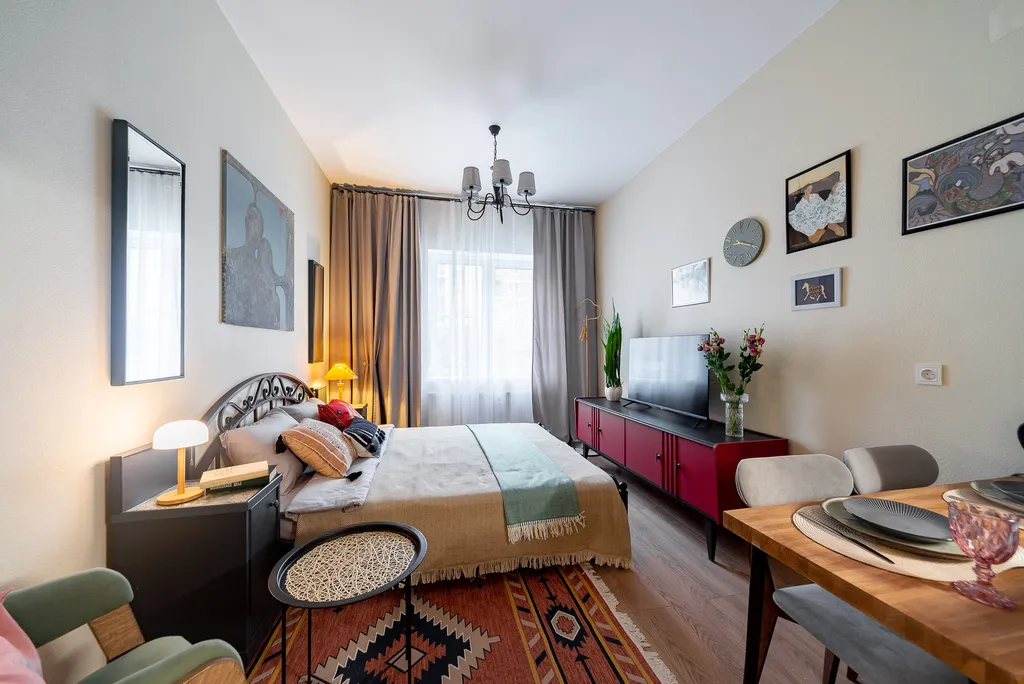 Квартира Дизайнерская квартира-студия — Колпино