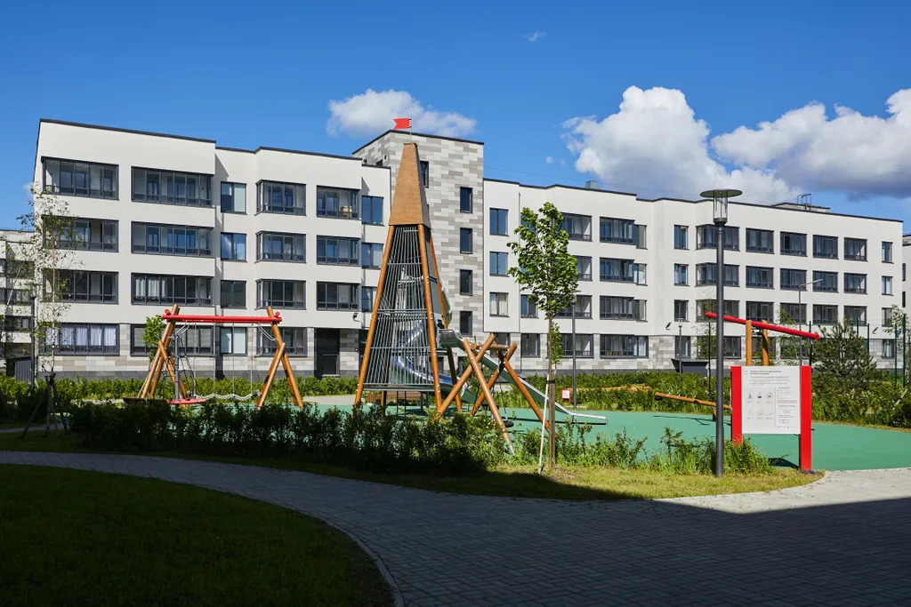 Квартира Квартира Уютная студия с балконом — Санкт-Петербург