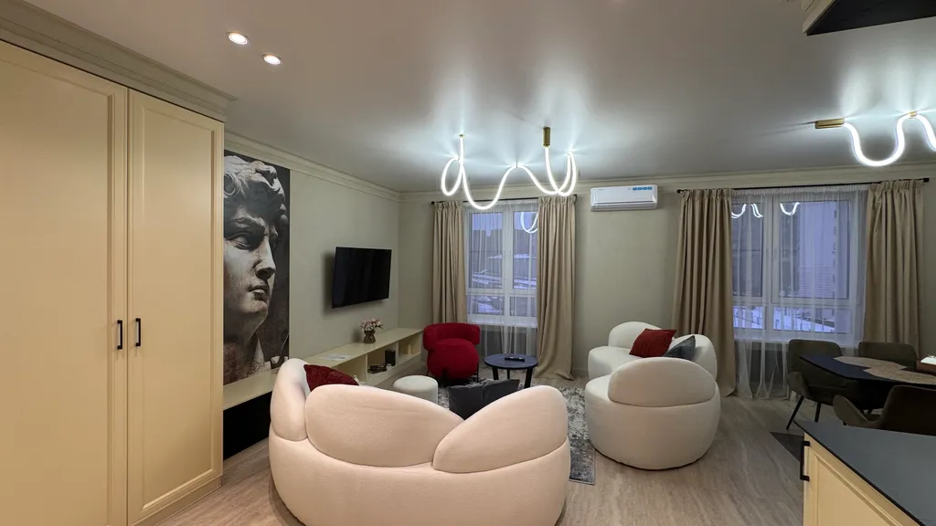 Стильная квартира с изысканным ремонтом